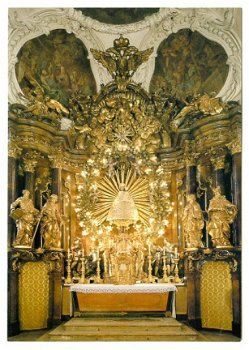 P004 Wenen Wien Pfarr und Wallfahrtskirche Maria Hietzing Gnadenaltar / Oostenrijk - 1