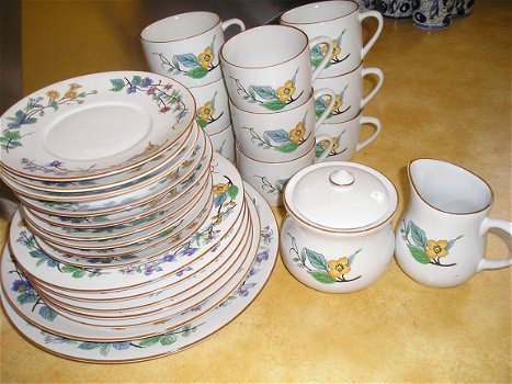 WOODHILL CITATION-FLOWERED. servies delen NIEUW - 2