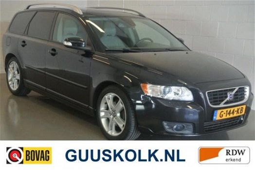 Volvo V50 - 1.8F Summum /Ecc/Cruise/ Leer/ Schuifd./Xenon/ PDC/ bj. 2008 - 1