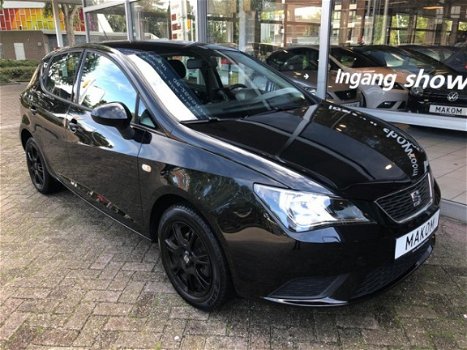 Seat Ibiza - 1.2 70PK Style NAVI/CLIMA FR zwart 5drs - 1