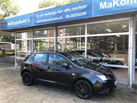 Seat Ibiza - 1.2 70PK Style NAVI/CLIMA FR zwart 5drs - 1