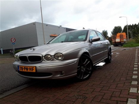 Jaguar X-type - 3.0 V6 Sport ZEER GOED/NAP/APK 30-11-2020/AIRCO/LEER/AUTOMAAT /NAVI/DVD/ELEKTRISCHE - 1