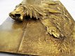 Vienna, Wiener Bronze prachtige wandplak met leeuwen - 6 - Thumbnail