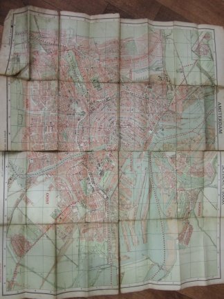 Antieke stadskaart AMSTERDAM 1933 (D208) - Afbeelding 3