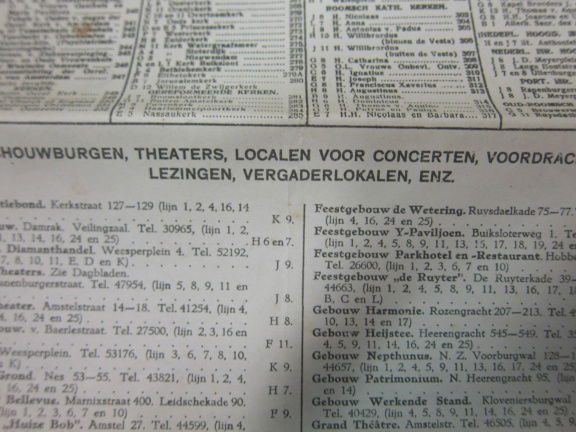Antieke stadskaart AMSTERDAM 1933 (D208) - Afbeelding 8