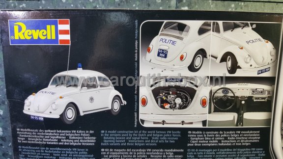 VW volkswagen Beetle / kever politie Nederland & Belgie 1:24 Revell - 3