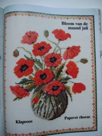 Burda Kruissteek: Bloemenplaatjes E 540 - Afbeelding 3