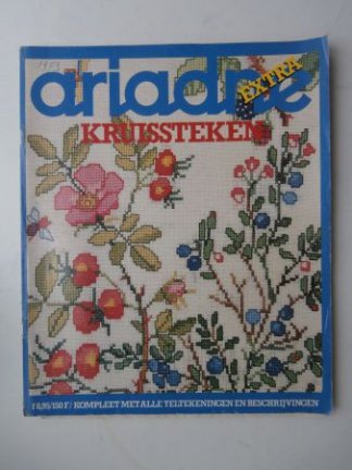 Ariadne Kruissteken Extra met borduurpatroon antieke merklap Anno 1821 - nr. 1