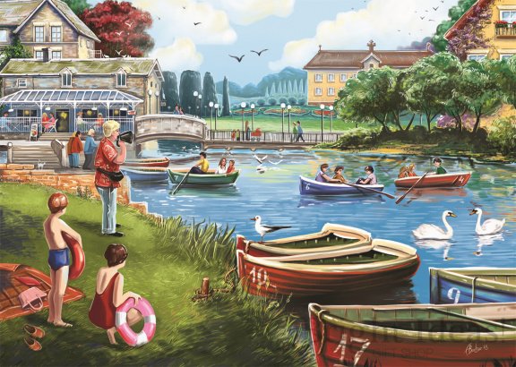 Falcon de Luxe - The Boating Lake - 1000 Stukjes - nr. 1