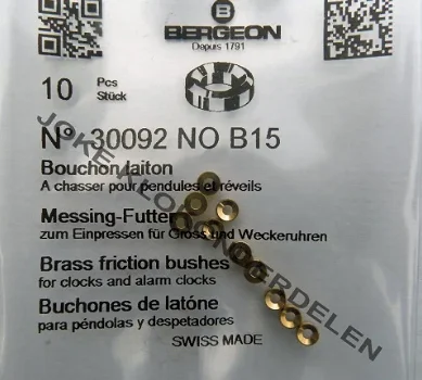 Bergeon bouchons = B 15 = Messing 30967 - 0