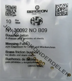 = Bergeon bouchons = B 09 = Messing = 30964