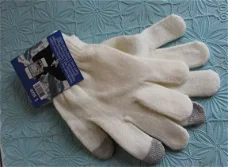 Handschoen met 2 touchscreen vingers