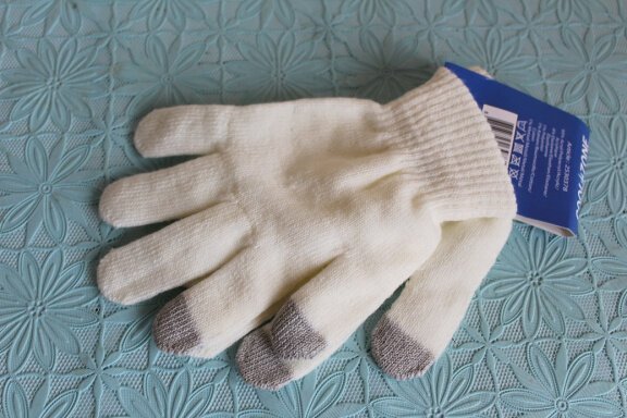 Handschoen met 2 touchscreen vingers - Afbeelding 2