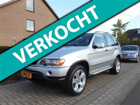 BMW X5 - 3.0d SPORT, 1e EIGENAAR, LEDER, DEALER ONDERHOUDEN, YOUNGTIMER - 1