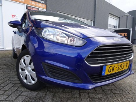 Ford Fiesta - 1.5 TDCi Style Lease Van 1ste Eigenaar met navigatie en carkit en automatische airco - 1