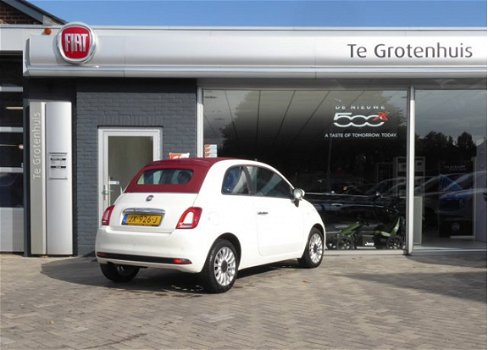 Fiat 500 C - Cabrio 80Pk Airco rood dak - 1