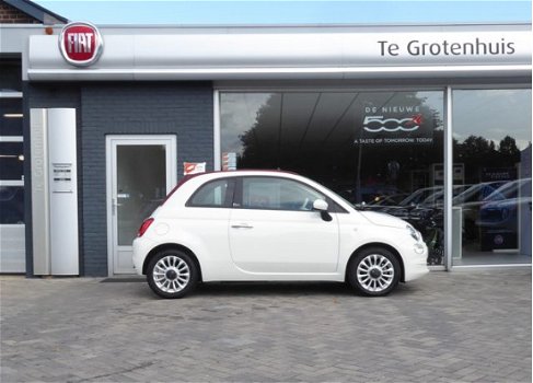 Fiat 500 C - Cabrio 80Pk Airco rood dak - 1