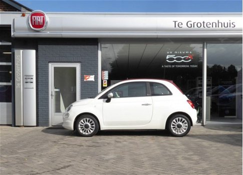 Fiat 500 C - Cabrio 80Pk Airco rood dak - 1