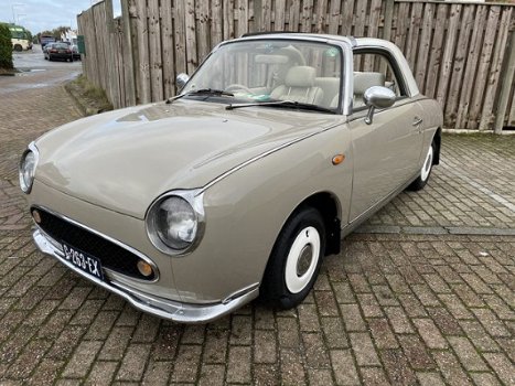 Nissan Figaro - 600 topaz mist, automaat, airco, turbo - 1