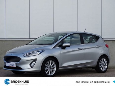 Ford Fiesta - 1.0 EcoBoost Titanium | Navigatie | Bluetooth | Parkeersensoren | Elektrisch inklapbar - 1