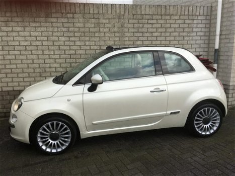 Fiat 500 C - 1.2 Lounge Cabrio Automaat, Climate/Leer Nieuwe Banden!! - 1