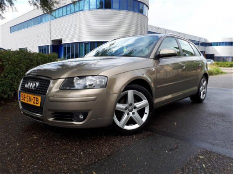 Audi A3 Sportback - 2.0 FSI Ambition 3 E EIGENAAR /NAP/APK/ AIRCO/CLIMA/NAVIGATIE /LEER/ZEER MOOIE A - 1