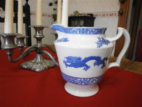 Couldon England jug 17cm blue Dragon - 2