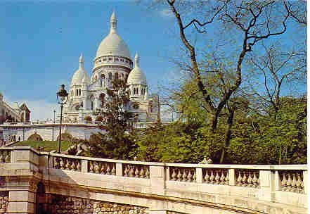 P066 Parijs / Basilique et jardin Sacre - Coeur / Frankrijk - 1