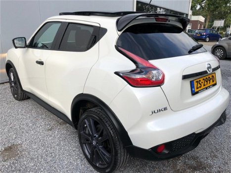 Nissan Juke - 1.6 DIG-T Tekna AUTOMAAT CRUISE CLIMA CAMERA 360 NAVI PANORAMADAK LEDER START/STOP PDC - 1