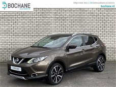 Nissan Qashqai - 1.2 DIG-T 115pk Tekna | Leder | Panoramadak | Stoelverwarming | Rondomzicht camera