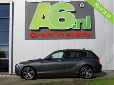 BMW 1-serie - 118d High Executive Automaat Leder Sportstoel Xenon Gr Navi Clima PDC Stoelverw