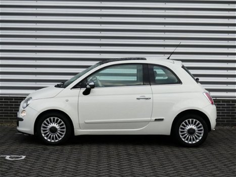 Fiat 500 - 1.2 Lounge Automaat, Airco, Panoramadak, LM velgen - 1