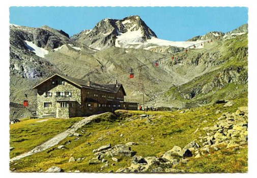 R010 Dresdner Hutte Stubaital Schaufelspitze Stubaier Wildspitze Gletscherbahn / Oostenrijk - 1