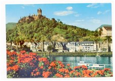 R029 Cochem Mosel Blick zur Burg Cochem / Duitsland