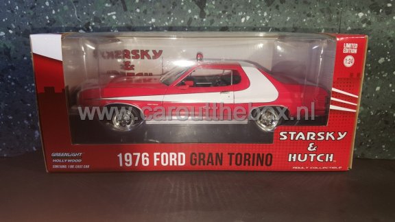 1976 Ford Gran Torino STARSKY & HUTCH 1:24 Greenlight - 4