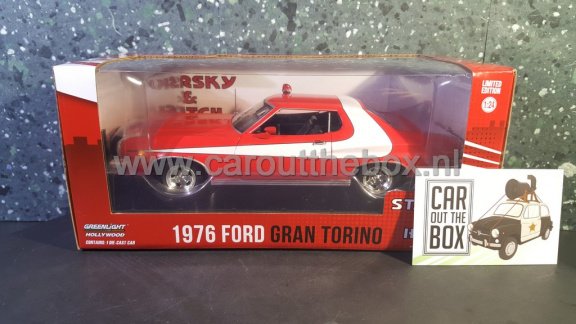 1976 Ford Gran Torino STARSKY & HUTCH 1:24 Greenlight - 5