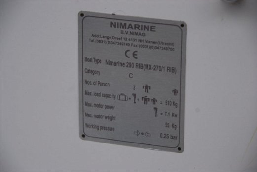 Nimarine MX 290 Rib - 3