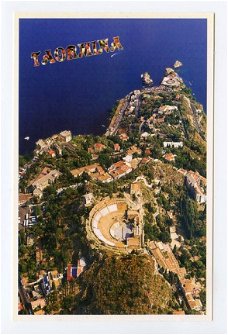 R133 Taormina Veduta Aerea Sicilie / Italië