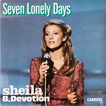 singel Sheila & B.Devotion - Seven lonely days / Sheila come back - 1