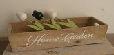 Houten kistje met tekst aan beide zijden (Home Garden) - 1 - Thumbnail