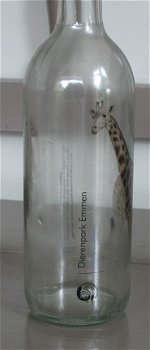 fles met een giraffe (giraf) erop - 3