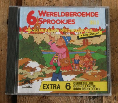 cd: 6 wereldberoemde spookjes + 25 bekende kinderliedjes (+teksten) - 1