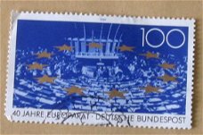 postzegel Duitsland (40 jahre Europarat)