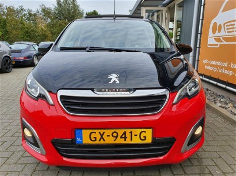 Peugeot 108 - 1.2 Puretech Allure TOP met Navigatie, Climate & Cruise control, LEER, Stoelverw. CABR - 1