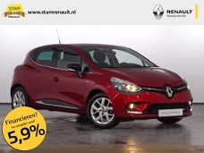 Renault Clio - TCe 90pk Limited Navig., Airco, Cruise, Lichtm. velg