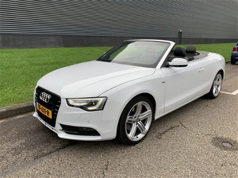 Audi A5 Cabriolet - 3.0 TDI Pro Line S line Navi leder alcantara - 1