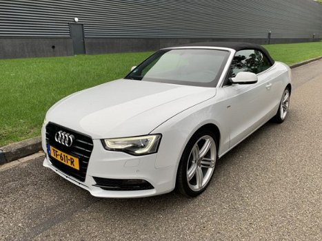 Audi A5 Cabriolet - 3.0 TDI Pro Line S line Navi leder alcantara - 1