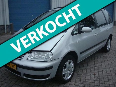 Volkswagen Sharan - 1.8 Turbo Sportline Bj 7-2004 7 Persoons - 1