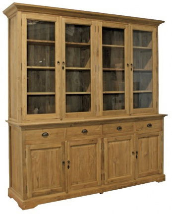 Buffetkast Haarlo teak onbehandeld 220 x 50/40 x 220cm - nr. 1