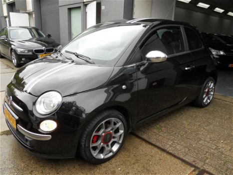 Fiat 500 - 1.4-16V Sport Eco/Sport Modus 101pk Inruil Mogelijk Chrome pakket - 1